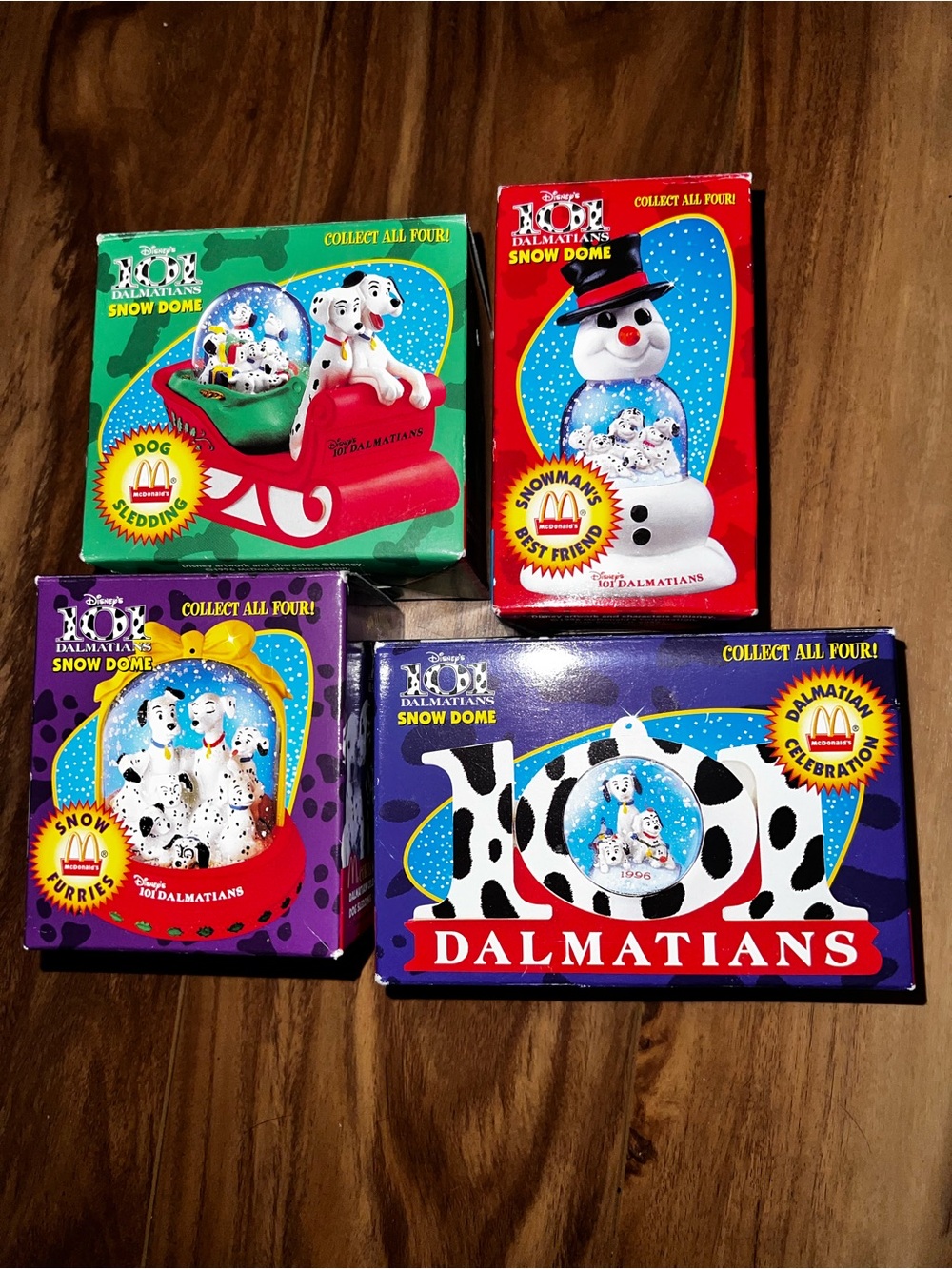 101 Dalmatian Snow Globes